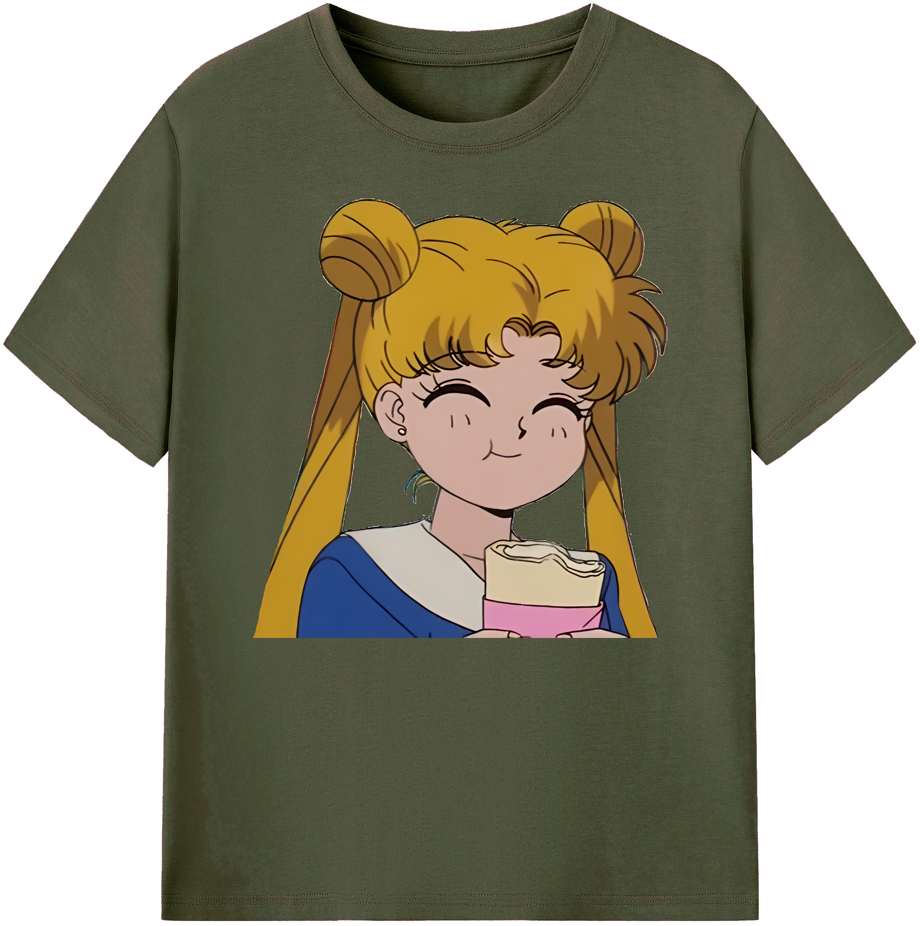 （画像用） 美少女戦士セーラームーン 愛野 美奈子 あいの みなこ Sailor Moon Aino Minako 綿100％ メンズ半袖Tシャツ｜肌触りやわらか＆通気性